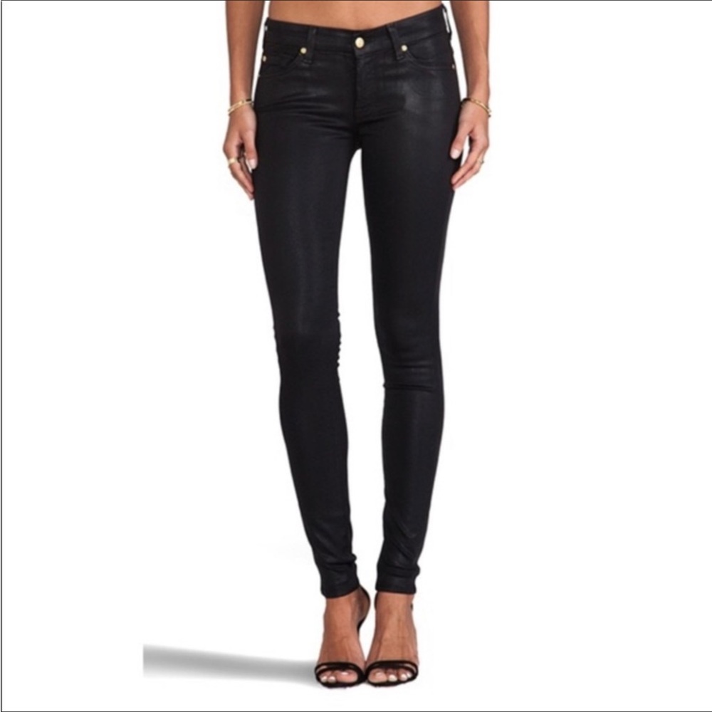 7 For All Mankind The Skinny Coated Jeans